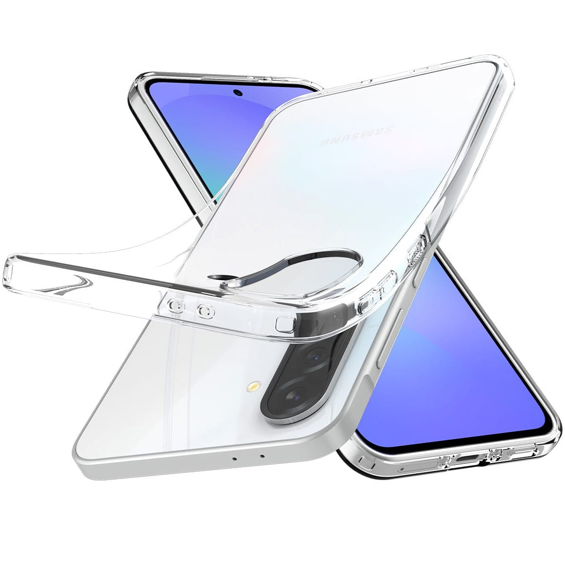 Pouzdro pro Samsung Galaxy A36 A366, Spigen, Liquid Crystal, Transparentní ACS09167
