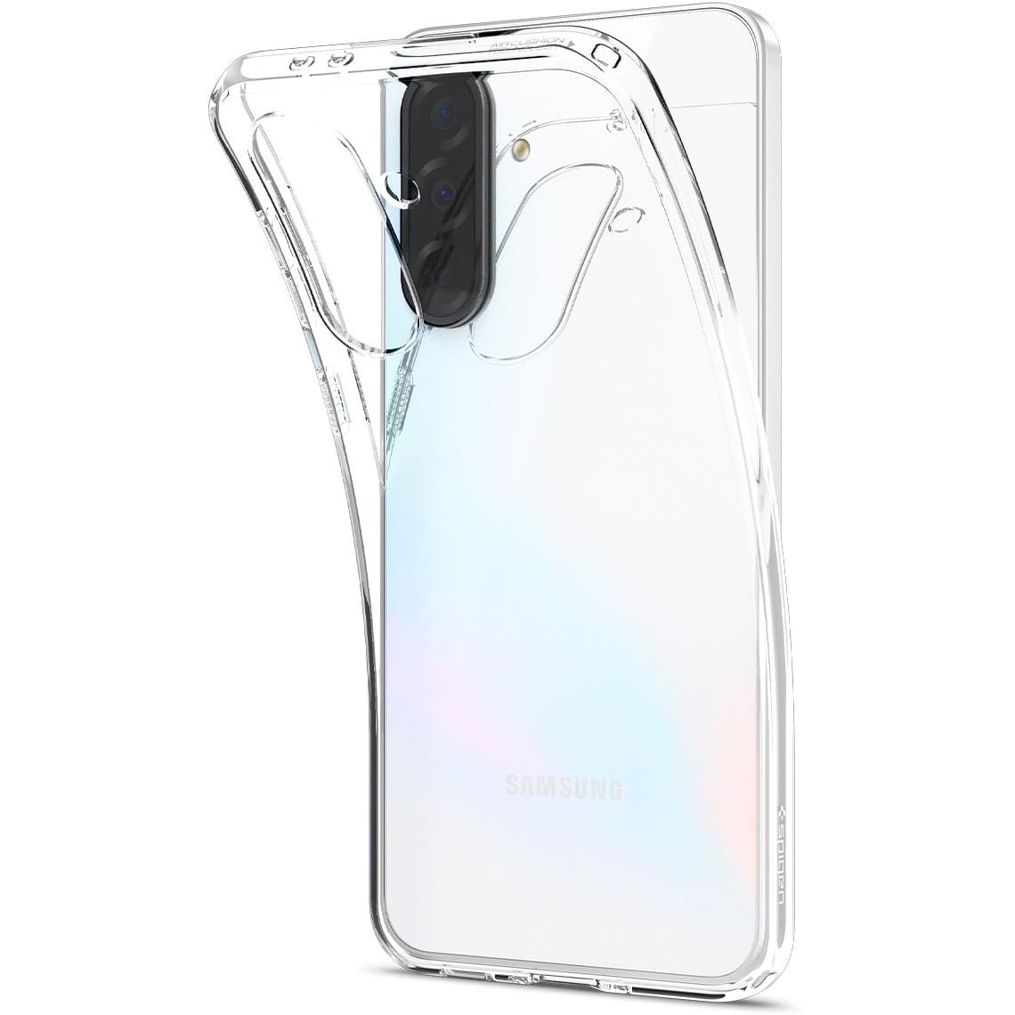 Pouzdro pro Samsung Galaxy A36 A366, Spigen, Liquid Crystal, Transparentní ACS09167