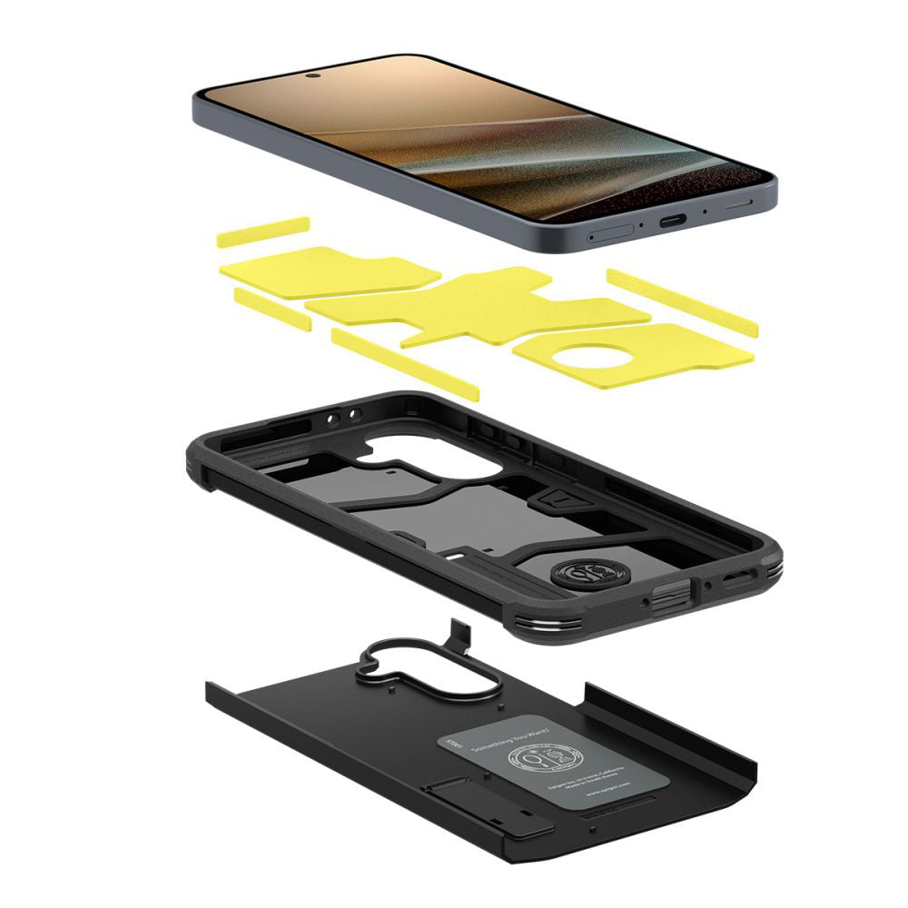 Pouzdro pro Samsung Galaxy A36 A366, Spigen, Tough Armor, Černé