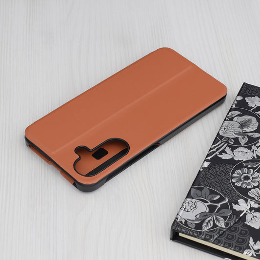 Pouzdro pro Samsung Galaxy A36 A366, Techsuit, eFold, Oranžové
