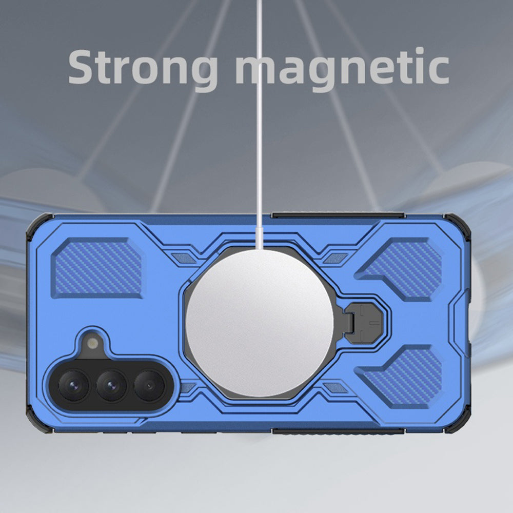 Pouzdro pro Samsung Galaxy A37 5G, Techsuit, Carbon Shield Pro, Růžové.