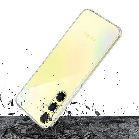 Pouzdro pro Samsung Galaxy A55 5G A556, 3MK, Clear, Průhledné