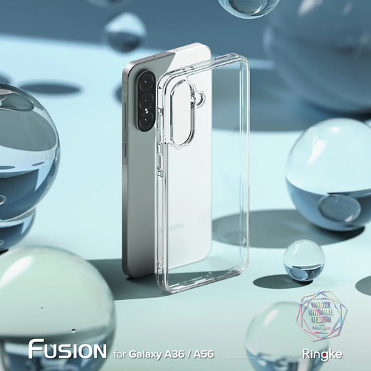 Pouzdro pro Samsung Galaxy A56 A566 / A36 A366, Ringke, Fusion, Transparentní