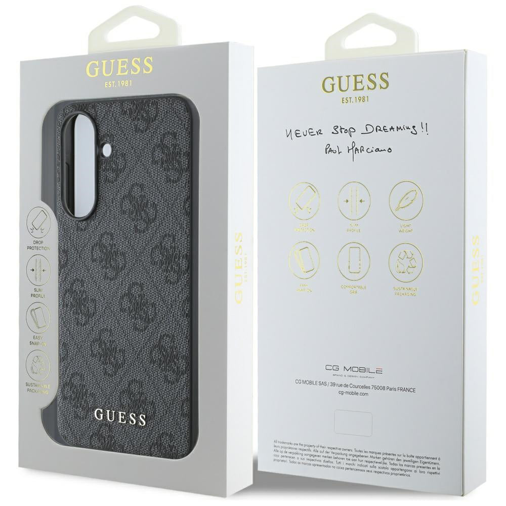 Pouzdro pro Samsung Galaxy A56 A566, Guess, 4G Classic, Černá