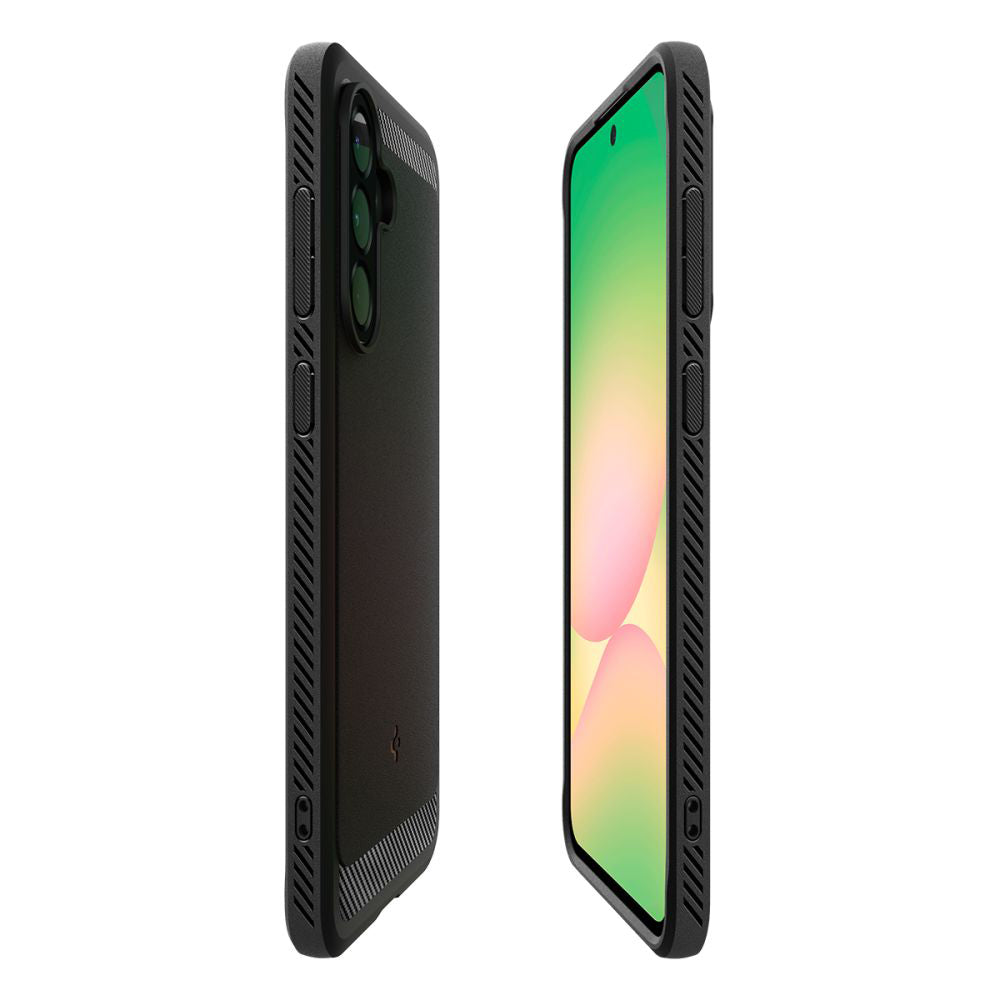Pouzdro pro Samsung Galaxy A56 A566, Spigen, Rugged Armor, Černá ACS09225