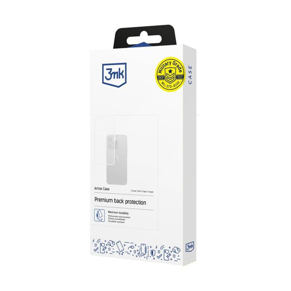 Pouzdro pro Samsung Galaxy A57 5G, 3MK, Armor, Průhledné