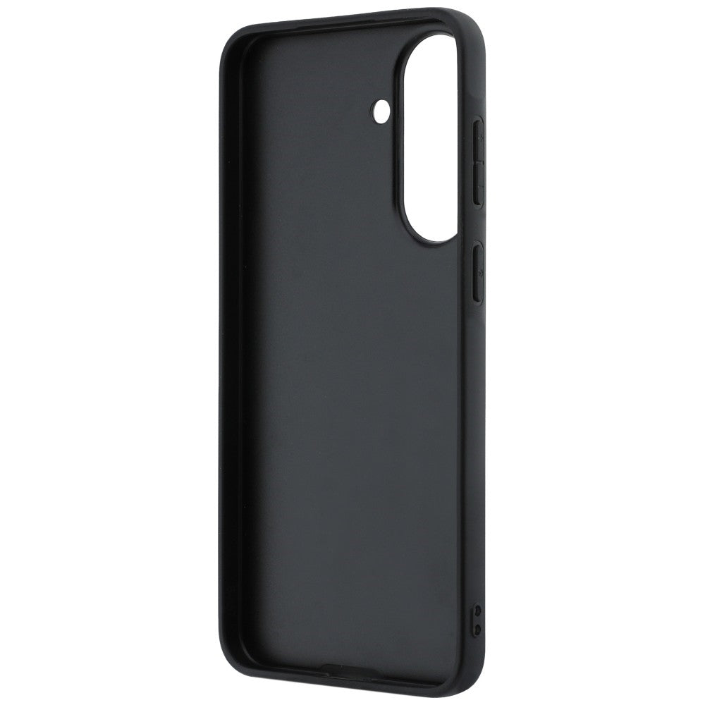 Pouzdro pro Samsung Galaxy A57 5G, Karl Lagerfeld, Saffiano Karl & Choupette Metal, černé
