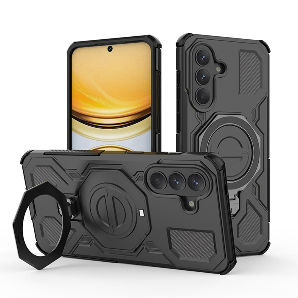 Pouzdro pro Samsung Galaxy A57 5G, Techsuit, Carbon Shield Pro, Černá