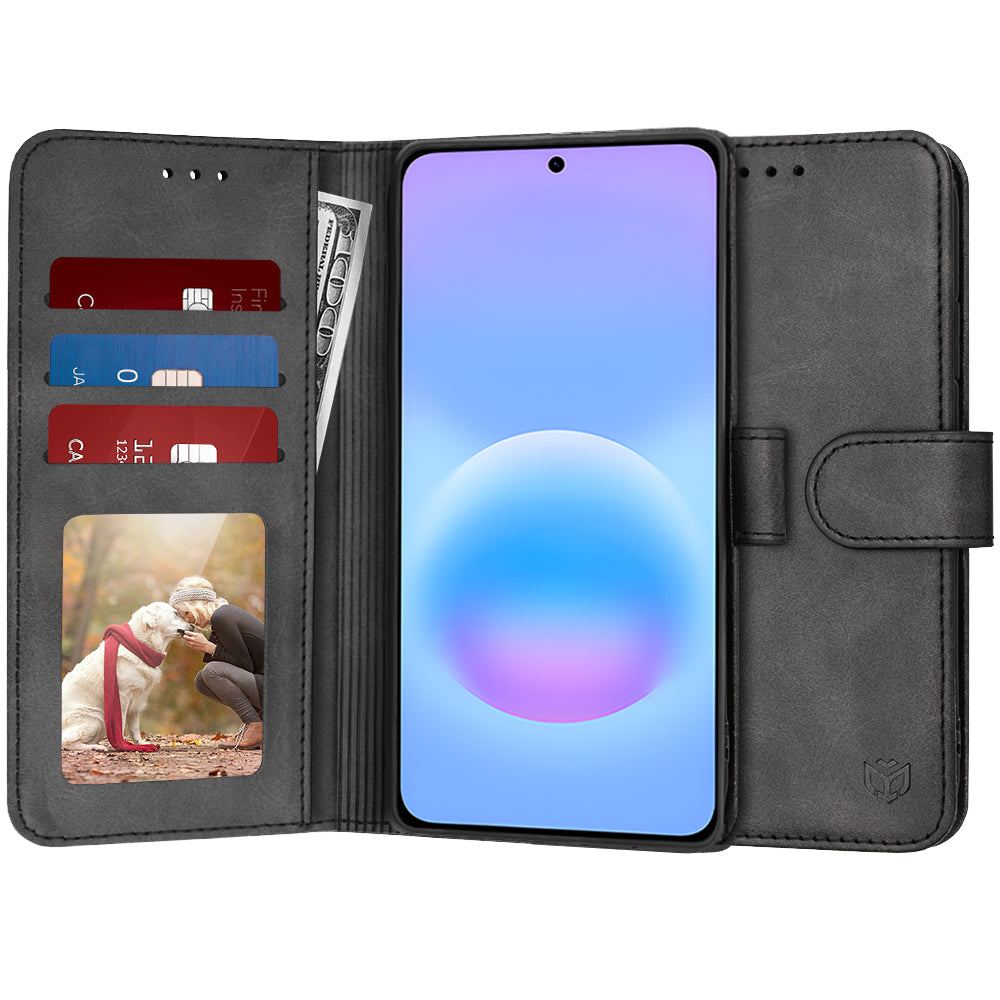 Pouzdro pro Samsung Galaxy A57 5G, Techsuit, Diary Book, Černá