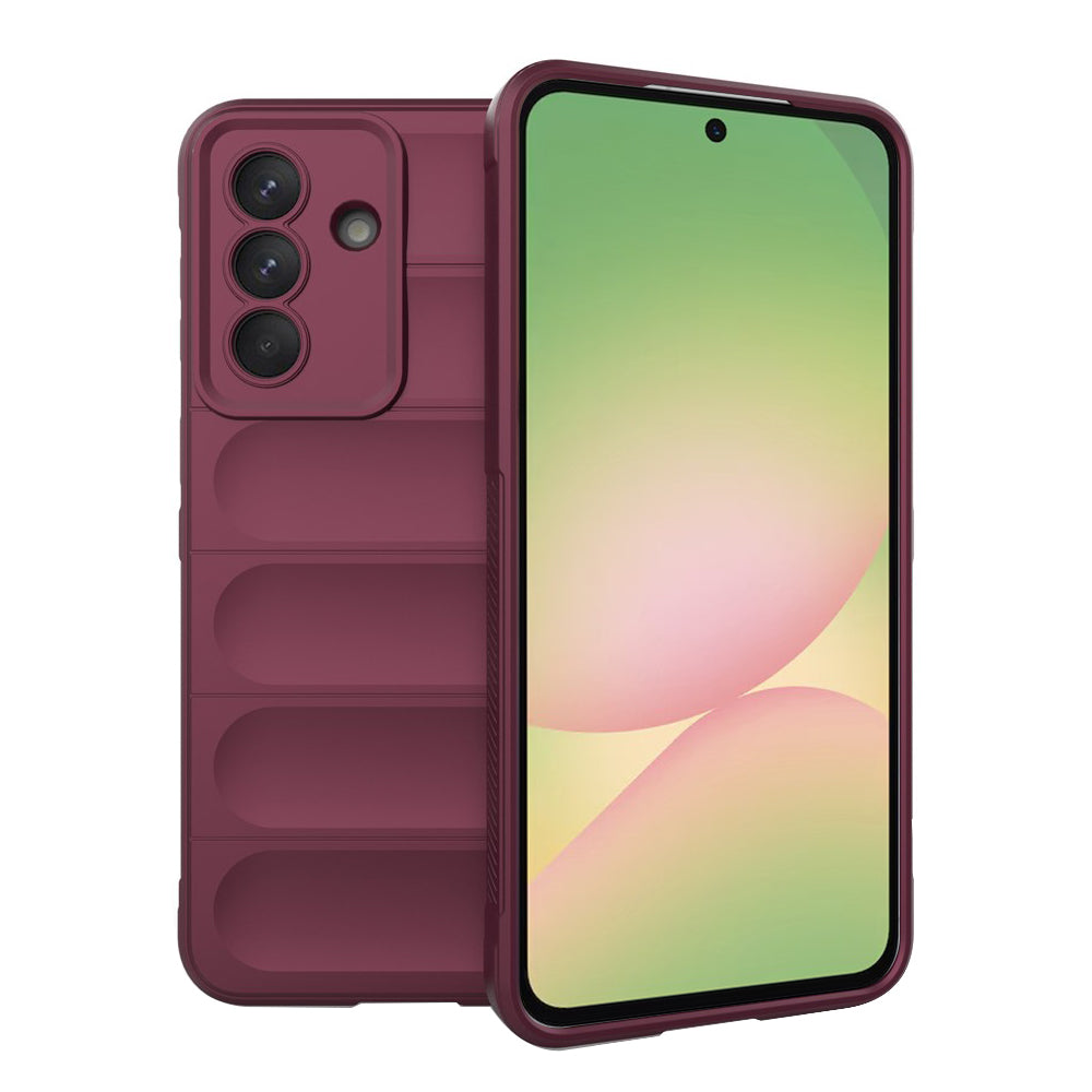 Pouzdro pro Samsung Galaxy A57 5G, Techsuit, Magic Shield, Višňová