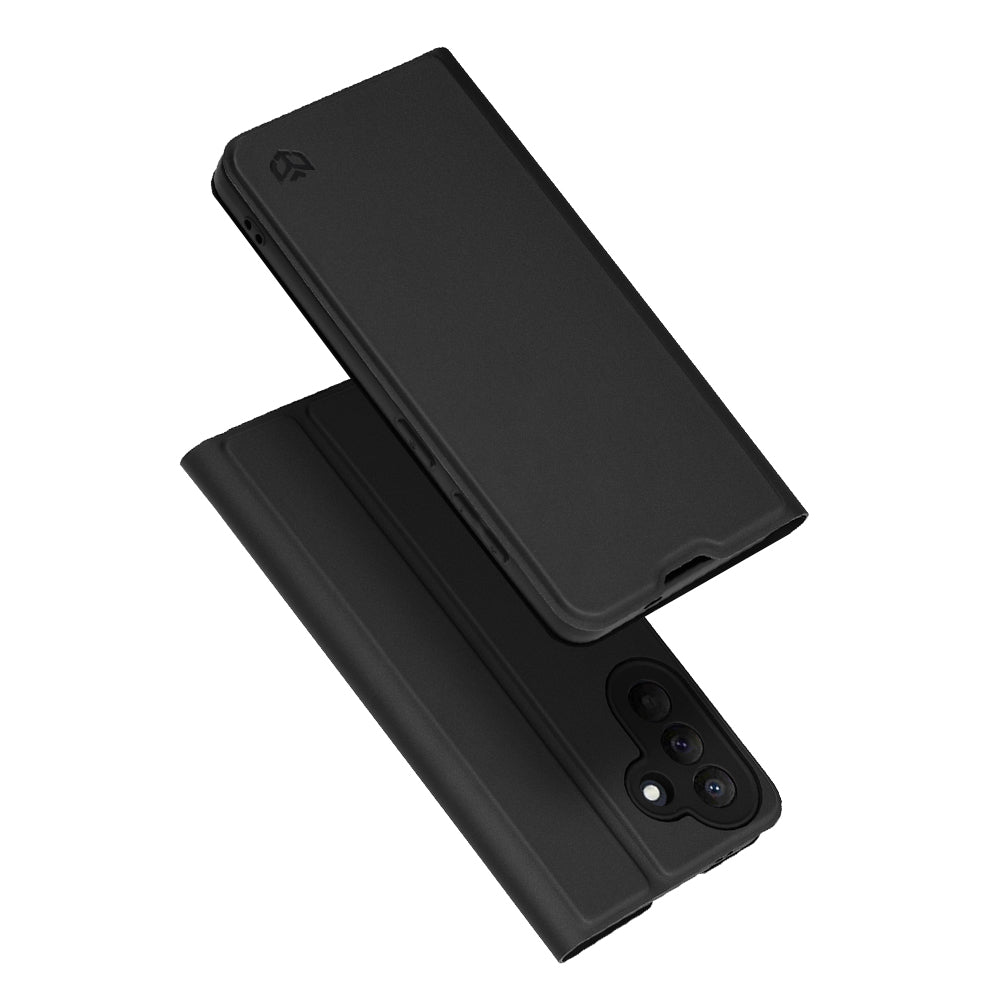 Pouzdro pro Samsung Galaxy A57 5G, Techsuit, Magskin Book, Černá