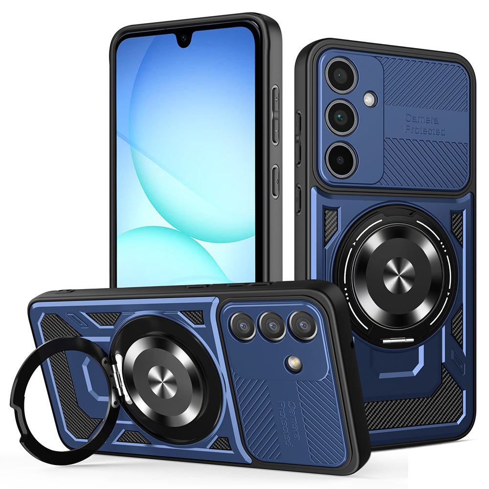 Pouzdro pro Samsung Galaxy A57 5G, Techsuit, RuggedCam, Modrá