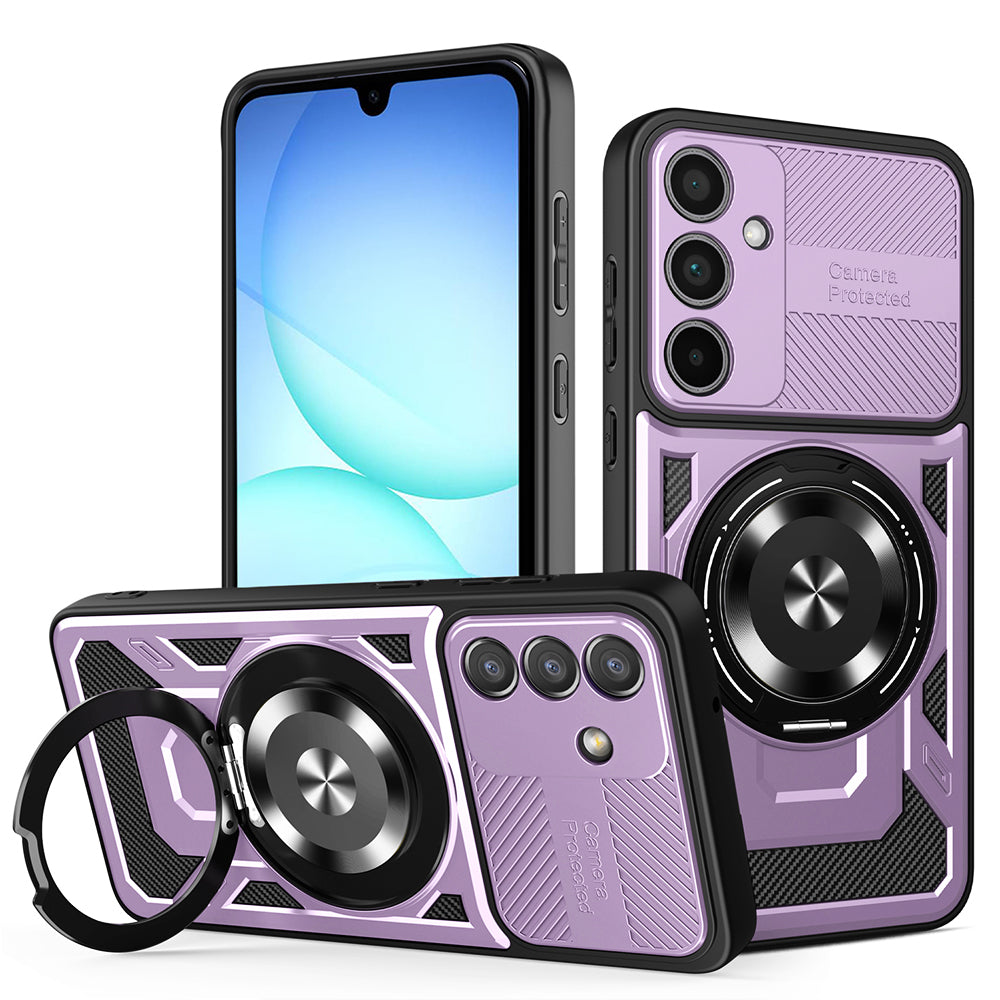 Pouzdro pro Samsung Galaxy A57 5G, Techsuit, RuggedCam, Fialové