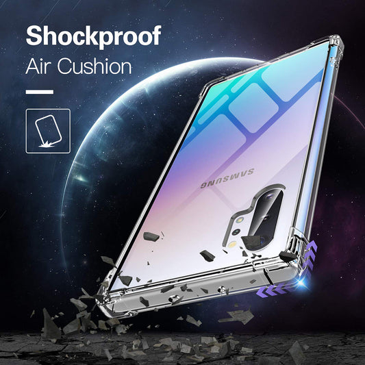Pouzdro pro Samsung Galaxy Note 10+ 5G N976 / Note 10+ N975, Techsuit, Odolné proti nárazům, Průhledné