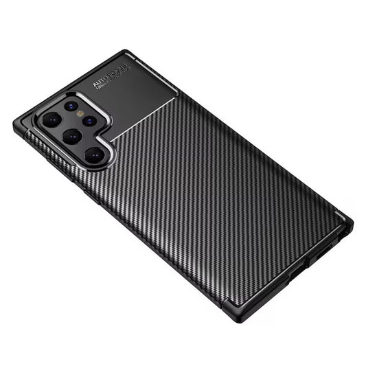 Pouzdro pro Samsung Galaxy S22 Ultra 5G S908, Techsuit, CarbonFiber, Černé