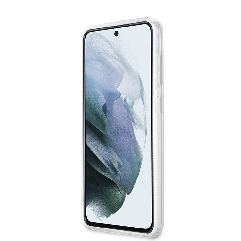 Pouzdro pro Samsung Galaxy S23+ S916, Karl Lagerfeld, Ikonik Karl, Průhledné