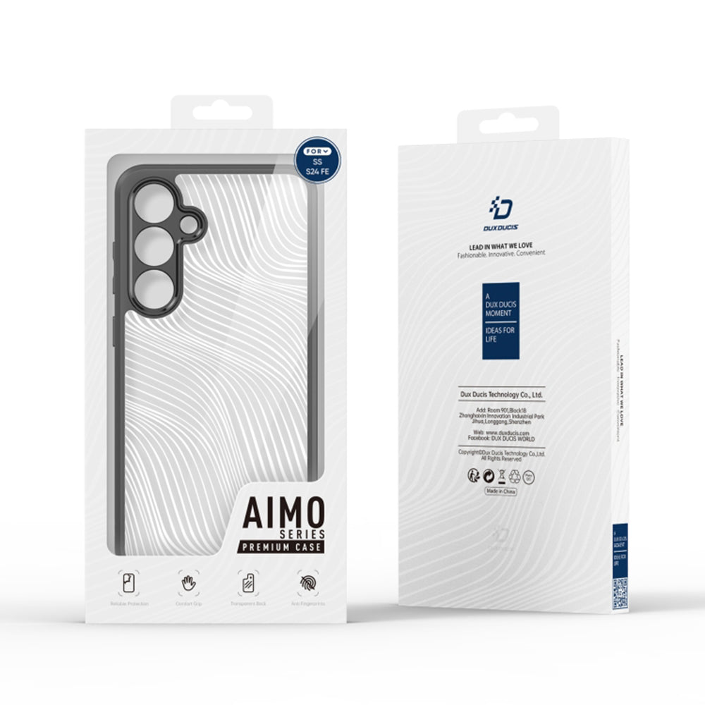 Pouzdro pro Samsung Galaxy S24 FE S721, DUX DUCIS, Aimo, Černá