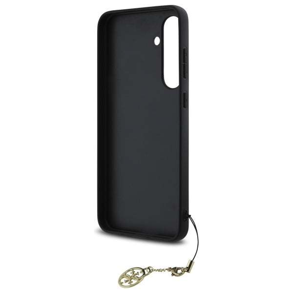 Case for Samsung Galaxy S24 FE S721, Guess, 4G Charm, Grey