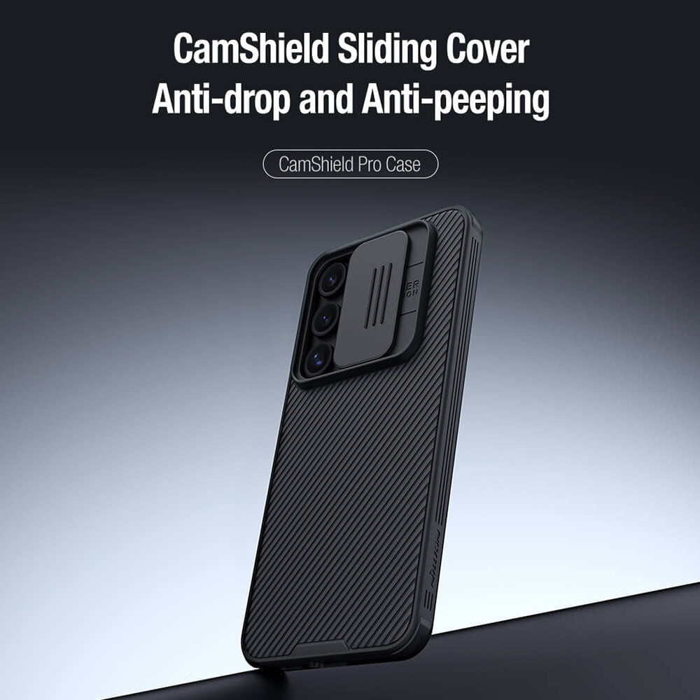 Pouzdro pro Samsung Galaxy S24 FE S721, Nillkin, CamShield Pro, Modrá