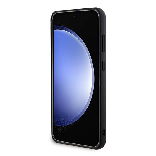 Pouzdro pro Samsung Galaxy S24+ S926, Guess, Rhinestone Triangle Logo, Zlaté