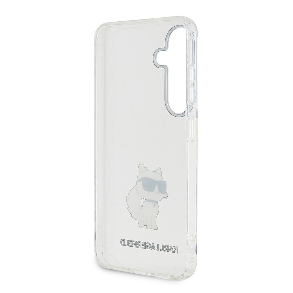 Pouzdro pro Samsung Galaxy S24+ S926, Karl Lagerfeld, IML Luxury Choupette, Průhledné