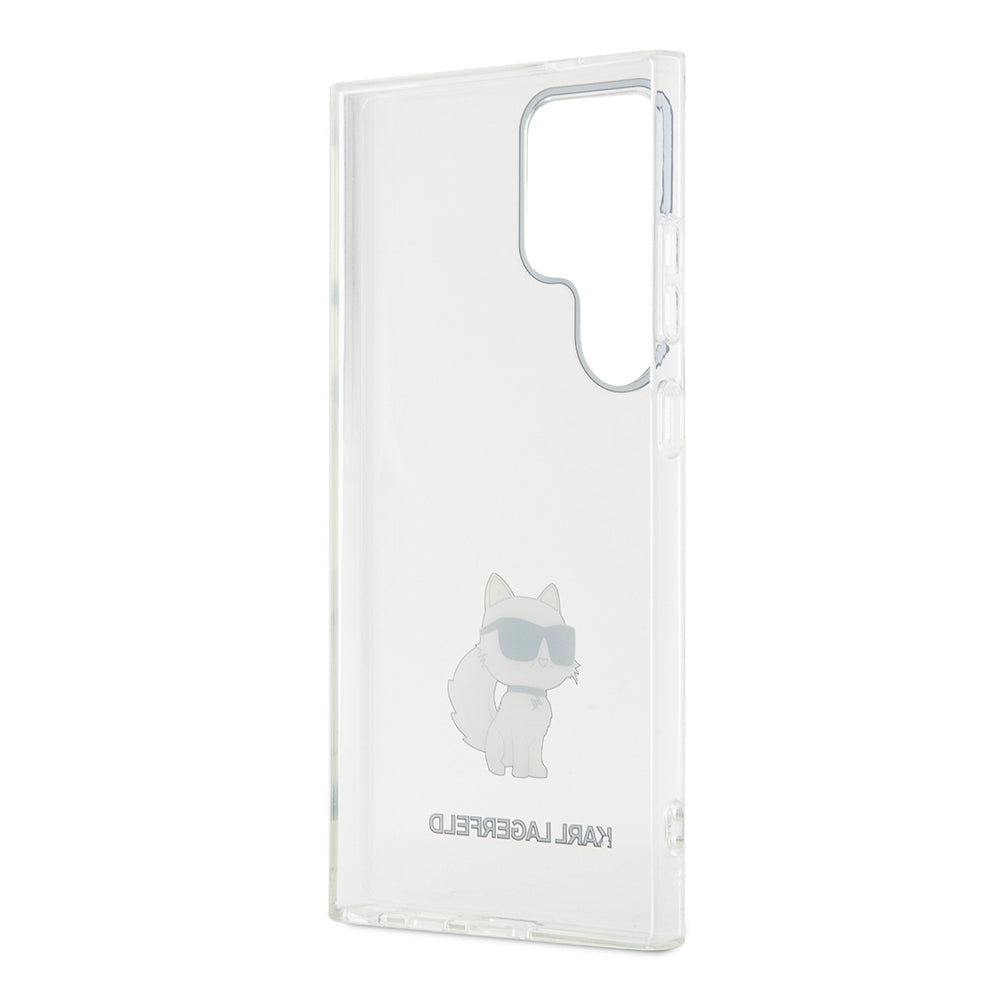Pouzdro pro Samsung Galaxy S24 Ultra S928, Karl Lagerfeld, IML Luxury Choupette, Průhledné