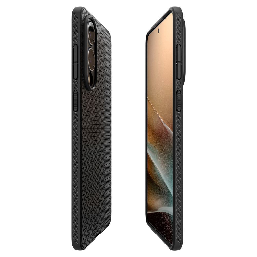 Pouzdro pro Samsung Galaxy S25 Edge S937, Spigen, Liquid Air, Matně černé ACS09420