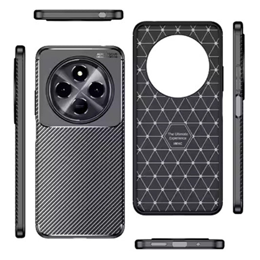 Pouzdro pro Samsung Galaxy S25 Edge S937, Techsuit, CarbonFiber, Černé
