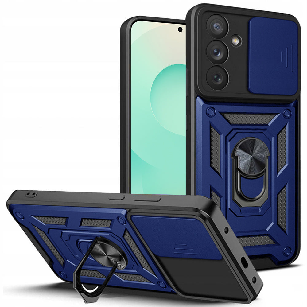 Pouzdro pro Samsung Galaxy S25 FE, Techsuit, CamShield, Modrá