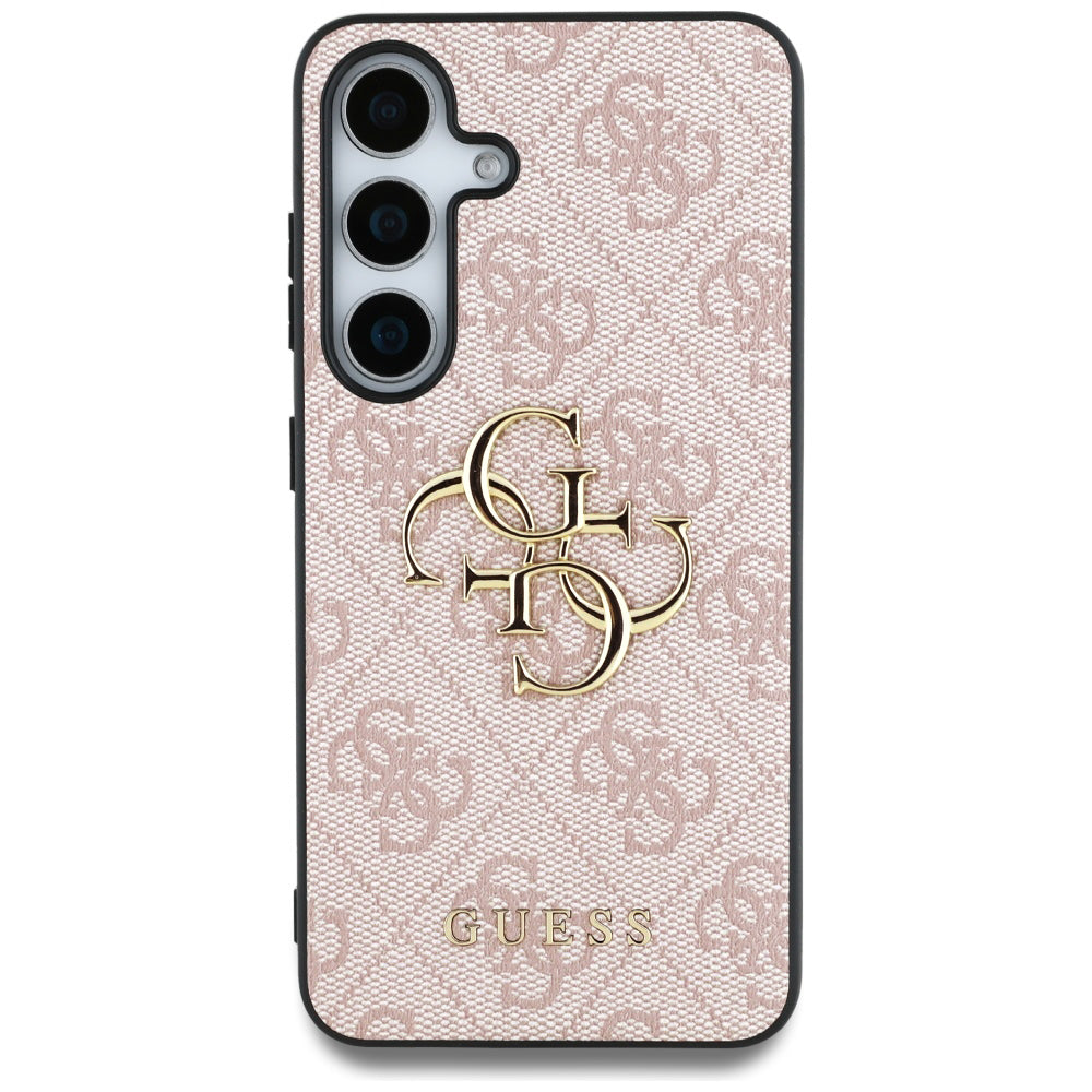 Pouzdro pro Samsung Galaxy S25 S931, Guess, 4G Big Logo, Růžové