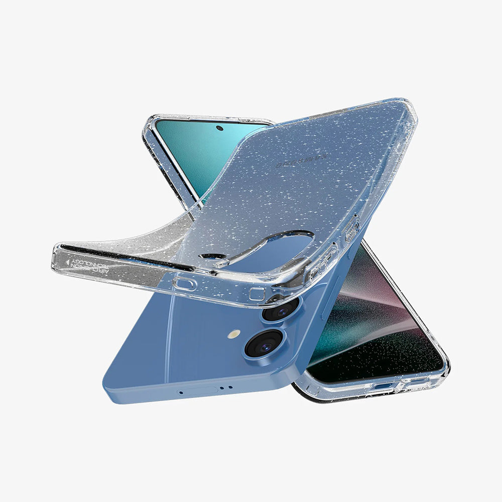 Pouzdro pro Samsung Galaxy S25 S931, Spigen, Liquid Crystal Glitter, Průhledné ACS08997