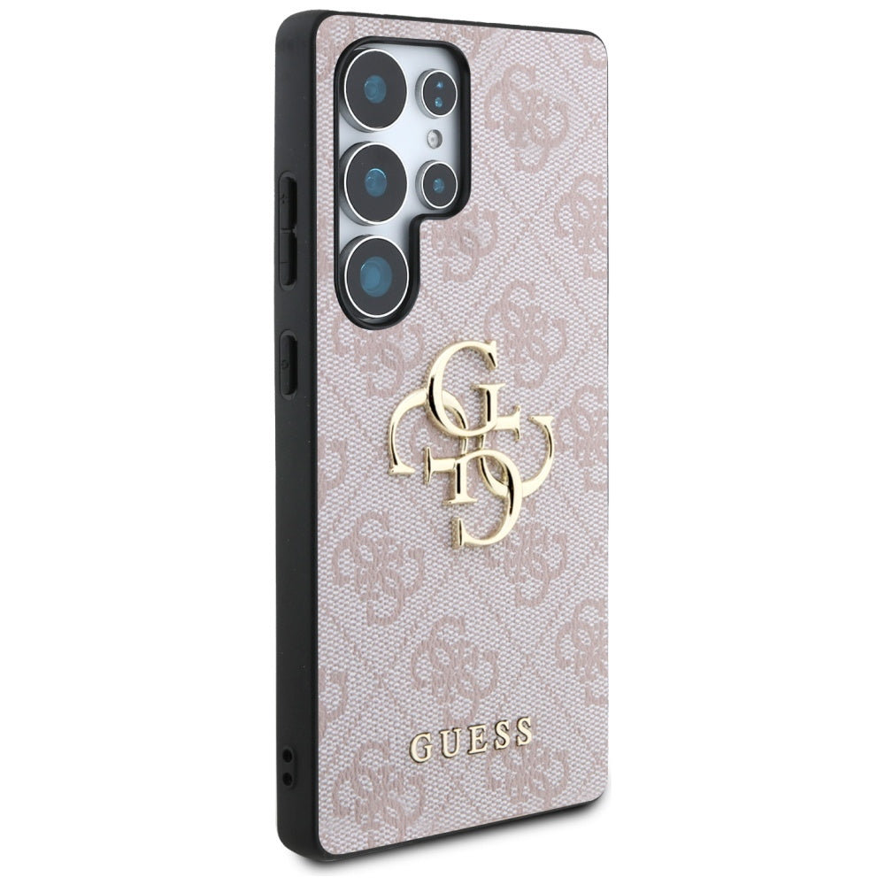 Pouzdro pro Samsung Galaxy S25 Ultra S938, Guess, 4G Big Logo, Růžové