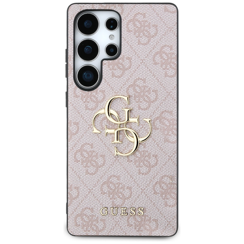 Pouzdro pro Samsung Galaxy S25 Ultra S938, Guess, 4G Big Logo, Růžové