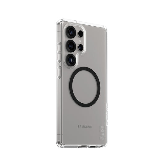 Pouzdro pro Samsung Galaxy S25 Ultra S938, PanzerGlass, Care Urban Combat, Černá průhledná