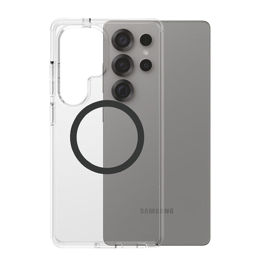 Pouzdro pro Samsung Galaxy S25 Ultra S938, PanzerGlass, Care Urban Combat, Černá průhledná
