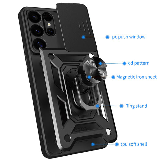 Pouzdro pro Samsung Galaxy S25 Ultra S938, Techsuit, CamShield, Modré