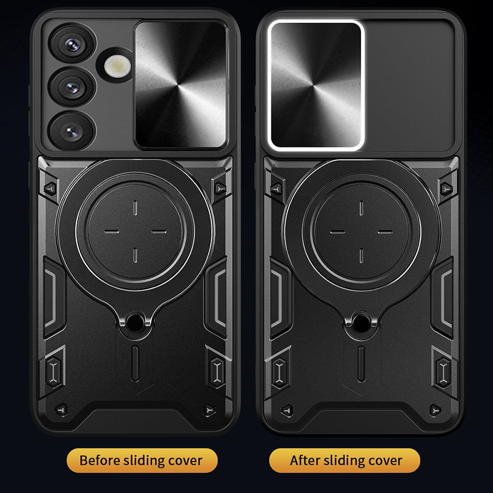Pouzdro pro Samsung Galaxy S26 FE S741 / S25 FE, Techsuit, CamGuard Pro, Modrá