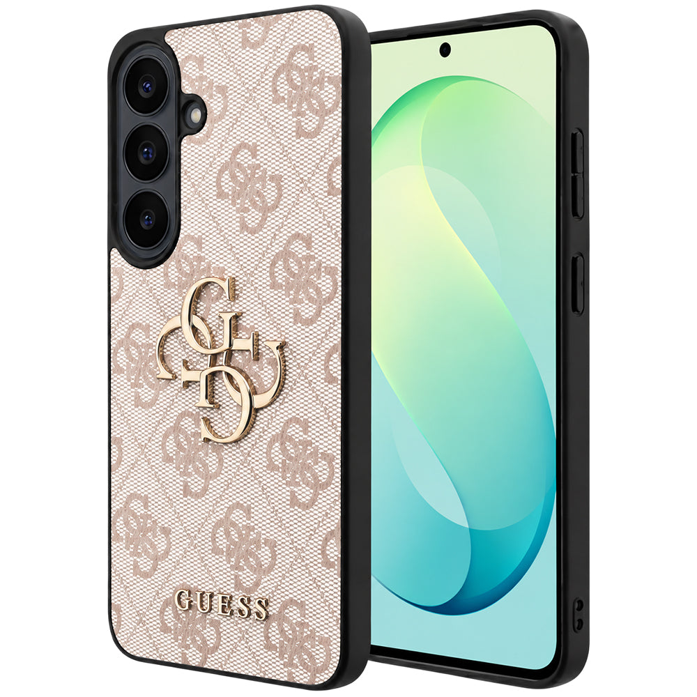Pouzdro pro Samsung Galaxy S26 FE S741, Guess, 4G kovové logo, růžové