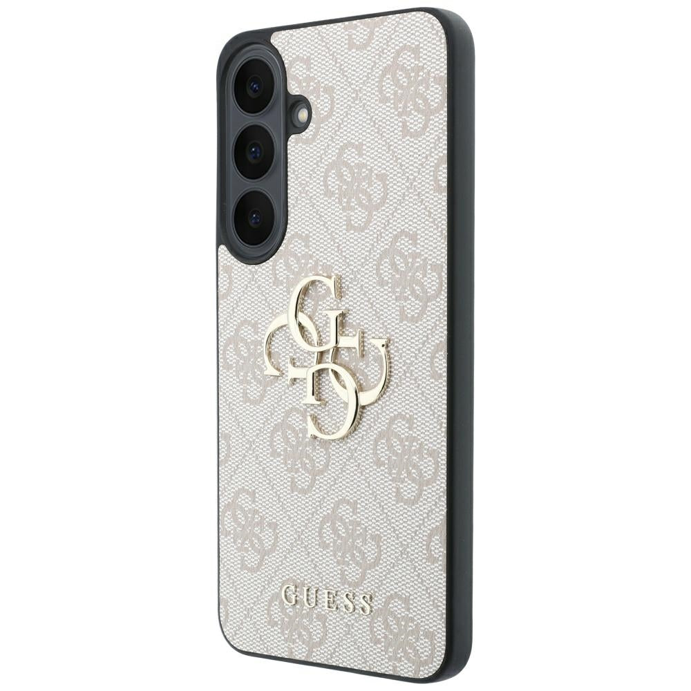Pouzdro pro Samsung Galaxy S26 FE S741, Guess, 4G kovové logo, růžové