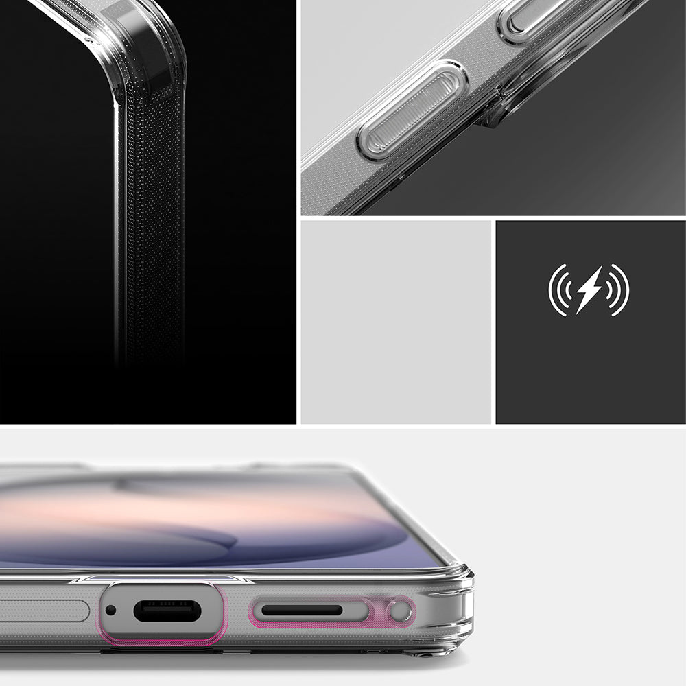 Pouzdro pro Samsung Galaxy S26 Plus S947, Ringke, Fusion, Matně průhledné