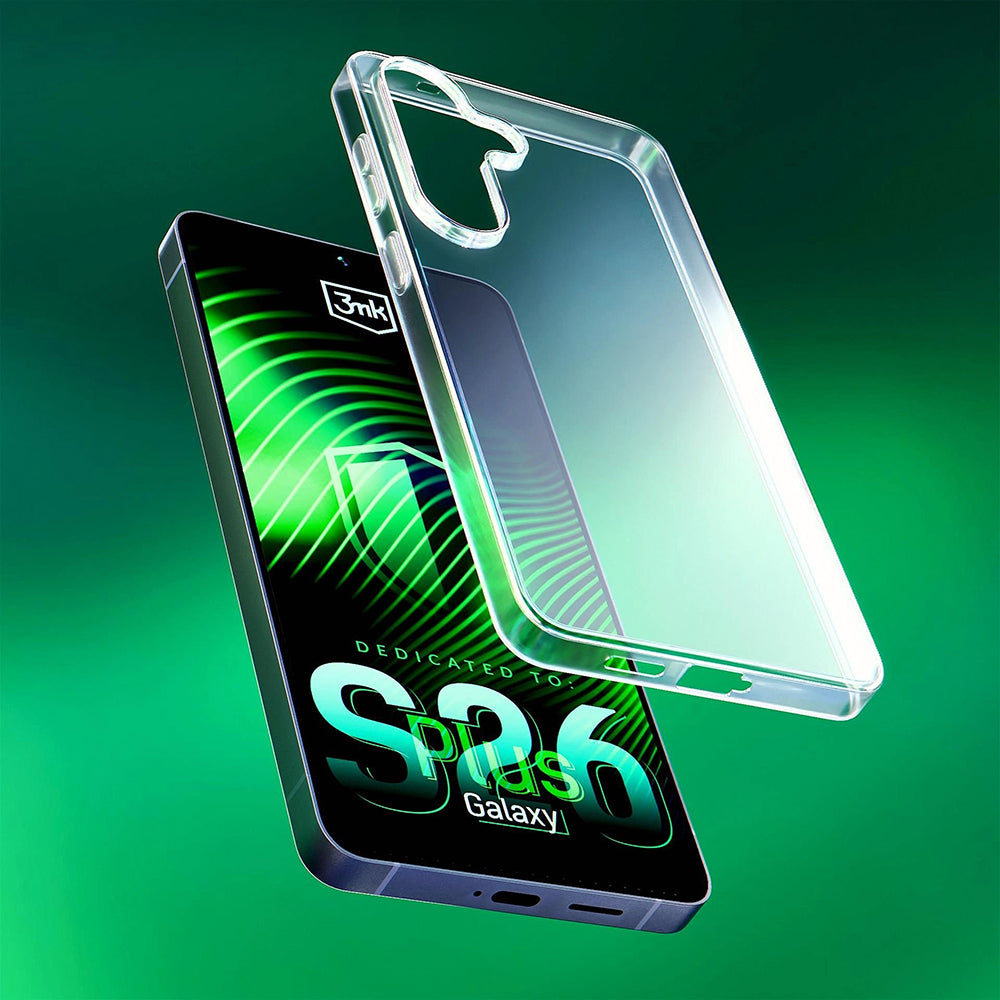 Pouzdro pro Samsung Galaxy S26 Plus S947, 3MK, Clear, Průhledné