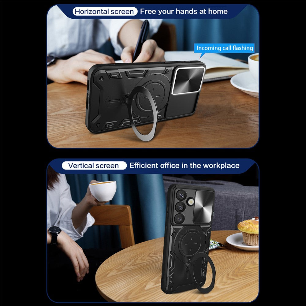 Pouzdro pro Samsung Galaxy S26 Plus S947, Techsuit, CamGuard Pro, Černé