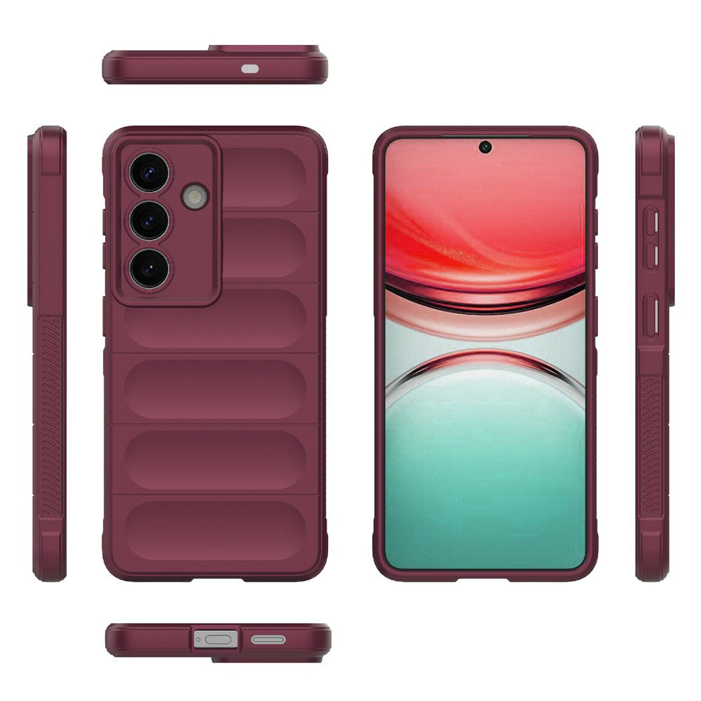 Pouzdro pro Samsung Galaxy S26 Plus S947, Techsuit, Magic Shield, Višňová