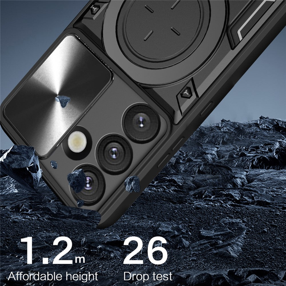 Pouzdro pro Samsung Galaxy S26 S942, Techsuit, CamGuard Pro, Růžově zlaté