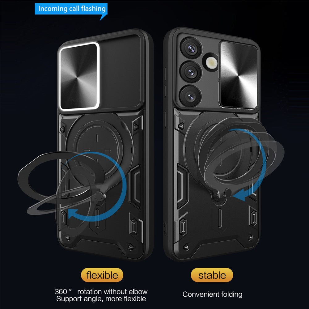 Pouzdro pro Samsung Galaxy S26 S942, Techsuit, CamGuard Pro, Růžově zlaté