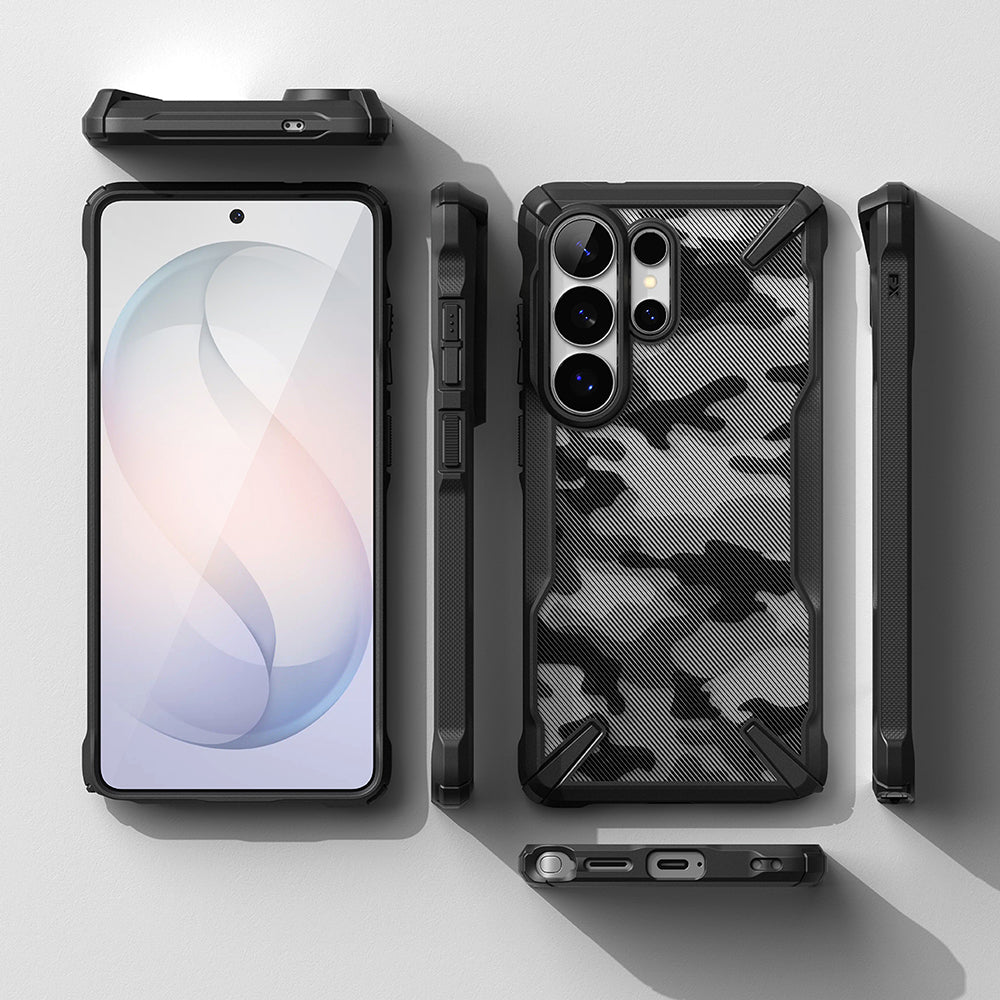 Pouzdro pro Samsung Galaxy S26 Ultra S948, Ringke, Fusion X, Camouflage