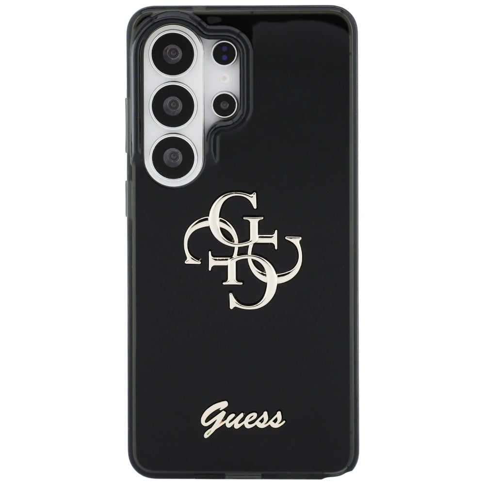 Pouzdro pro Samsung Galaxy S26 Ultra S948, Guess, IML Big Metal 4G Script, Černá