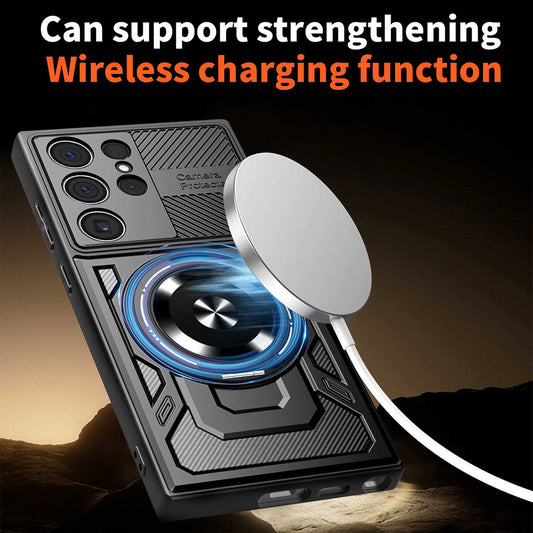 Pouzdro pro Samsung Galaxy S26 Ultra, Techsuit, RuggedCam, Šedá