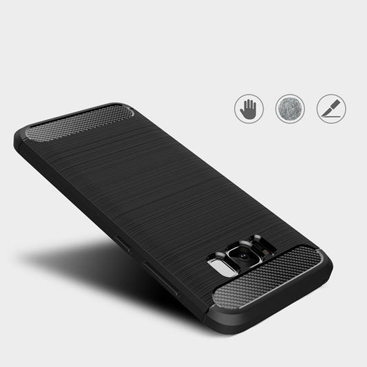 Pouzdro pro Samsung Galaxy S8 G950, Techsuit, Carbon, Černá