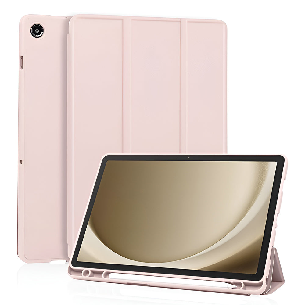 Pouzdro pro Samsung Galaxy Tab A11+ / Tab A9+, Techsuit, Flex Trifold, růžové